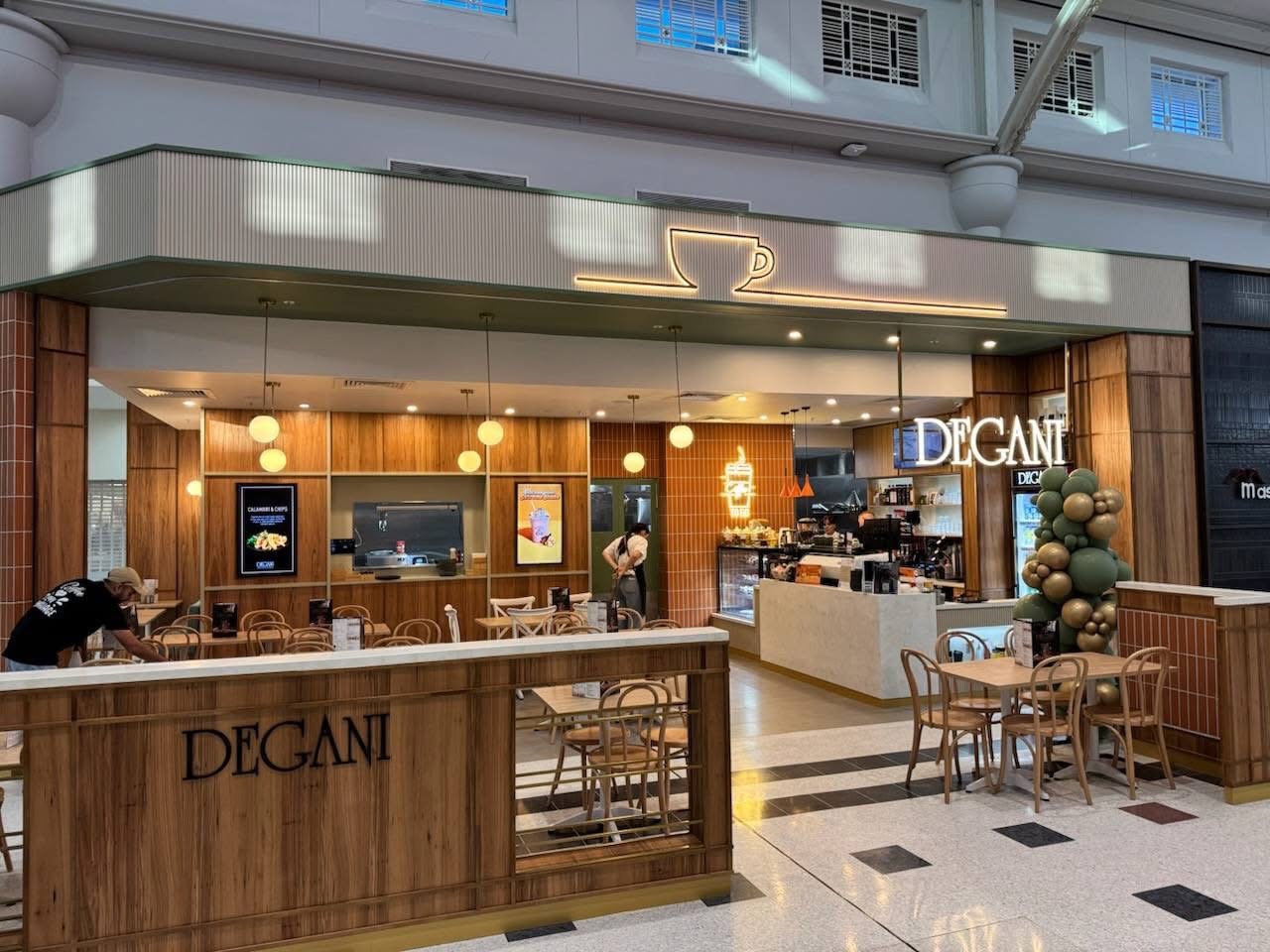 Degani Cafe Electrical Fitout